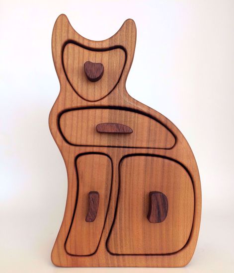 Picture of Bandsaw Box-Angora Cat