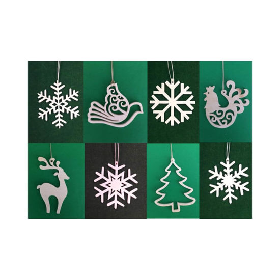 Picture of Wooden Christmas Ornaments - Big Mix Set-3