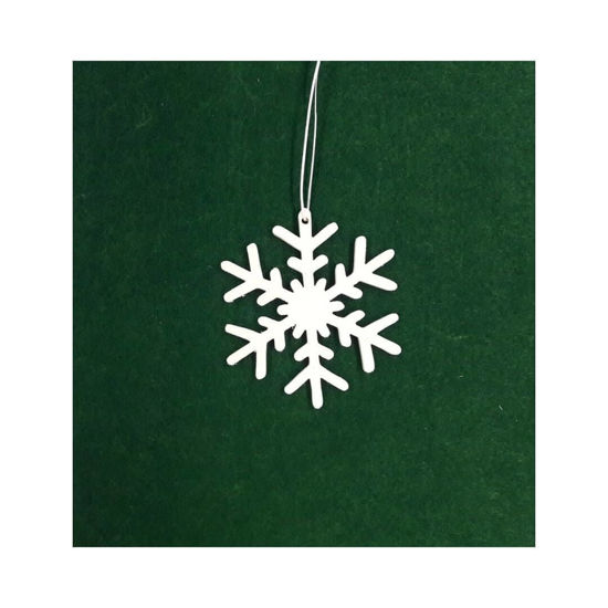 Picture of Wooden Christmas Ornaments - Snowflakes Set