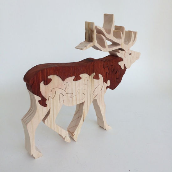 Picture of Wooden Deer Puzzle - Elk