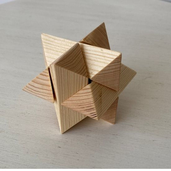 Picture of 3D Wooden Star Puzzle-1