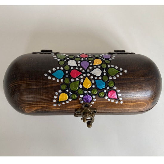Picture of Wooden Tealight Holder "Capsule"