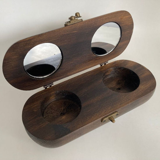 Picture of Wooden Tealight Holder "Capsule"