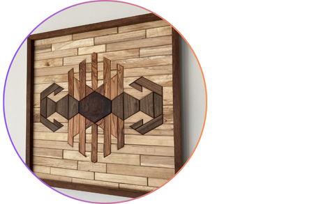 Picture for category Wood Wall Art