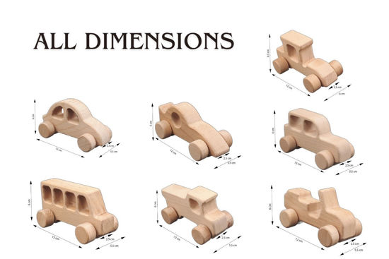 Picture of Wooden Toy Car Set