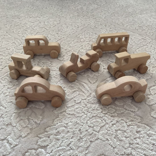 Picture of Wooden Toy Car Set