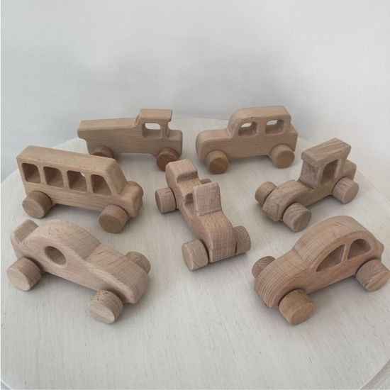 Picture of Wooden Toy Car Set