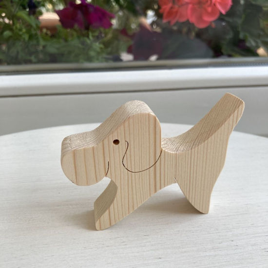 Picture of Handmade Wooden Farm Animal Toys, Set of 9