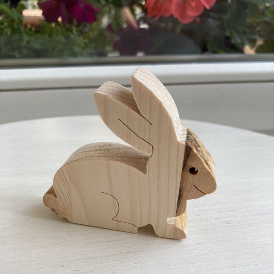 Picture of Handmade Wooden Farm Animal Toys, Set of 9