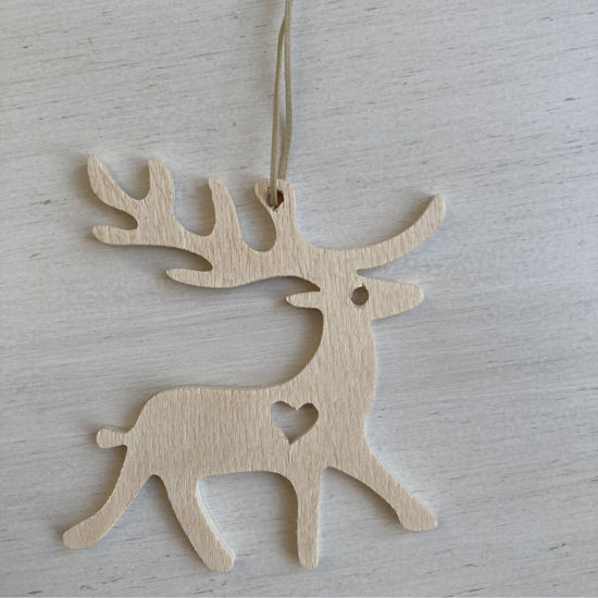 Picture of Handmade Wooden Christmas Ornaments - Big Mix Set-1