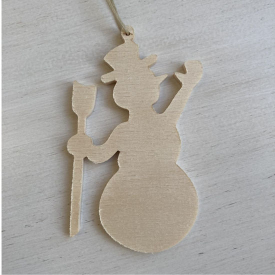 Picture of Handmade Wooden Christmas Ornaments - Big Mix Set-1