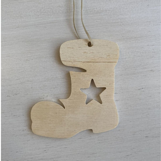 Picture of Handmade Wooden Christmas Ornaments - Big Mix Set-2