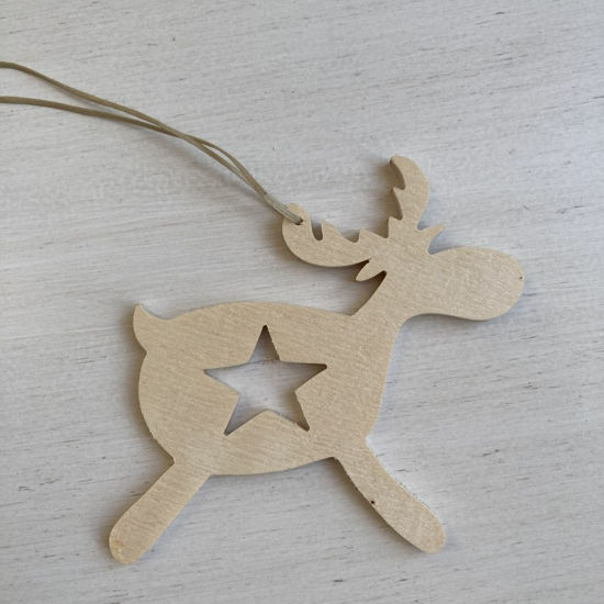 Picture of Handmade Wooden Christmas Ornaments - Big Mix Set-2