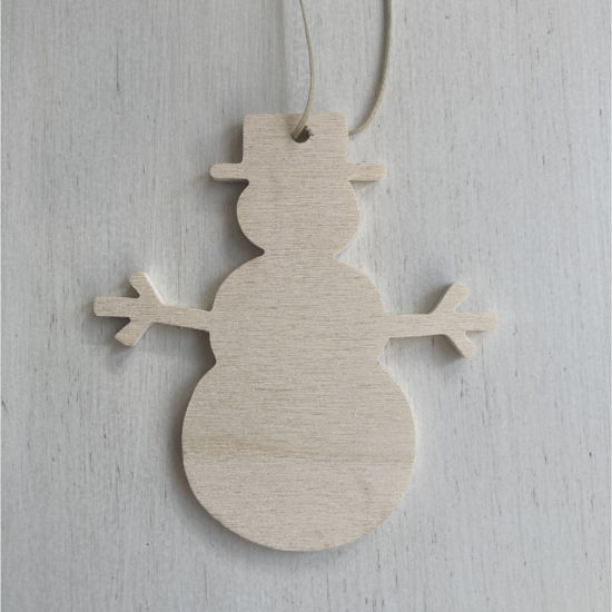 Picture of Handmade Wooden Christmas Ornaments - Big Mix Set-2